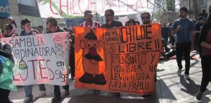 Manifestación en Chile contra la Ley Monsanto/Flikr (Mapuexpress)