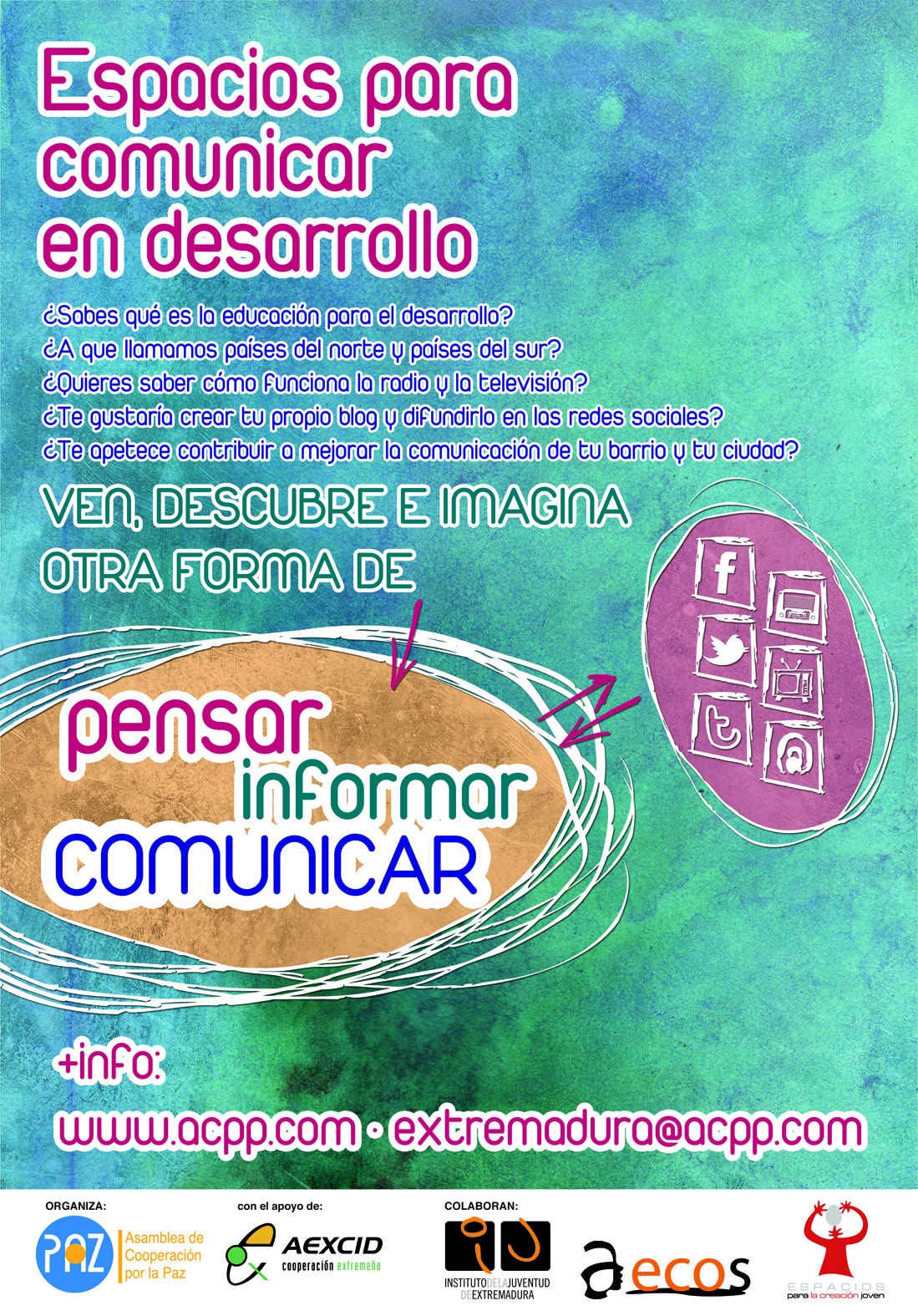 ACPP-Extremadura forma a jóvenes extremeños en Educación y Comunicación para el Desarrollo