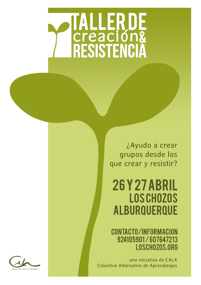 ¿Ayudo a crear grupos desde los que CREAR y RESISTIR?