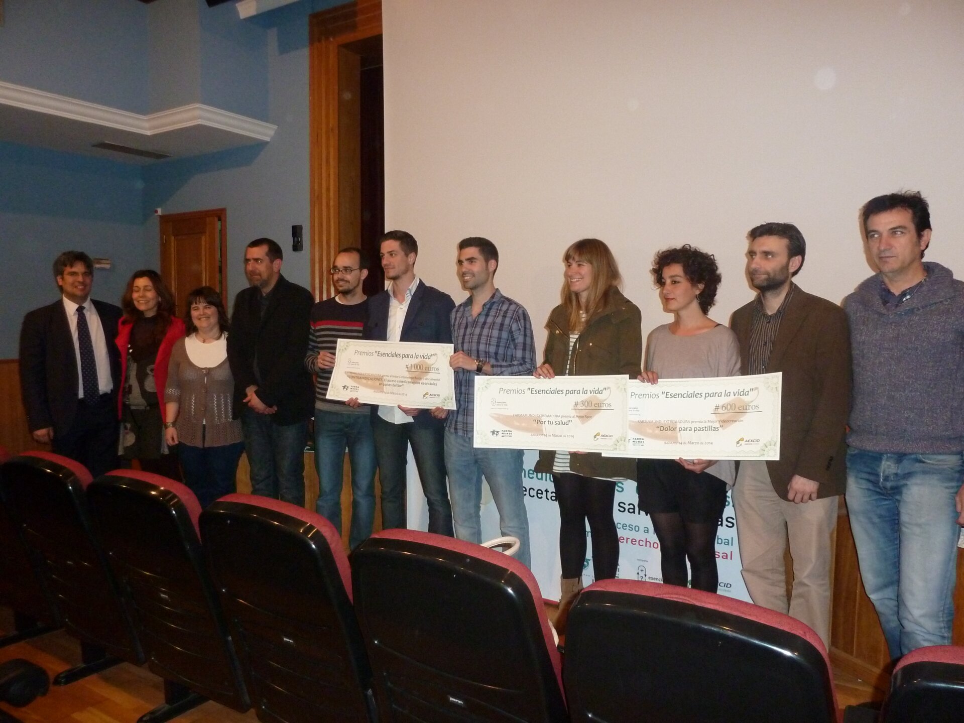 Farmamundi entrega los Premios ‘Esenciales para la vida’ en el Aula de Cultura «Esteban Sánchez» de Badajoz