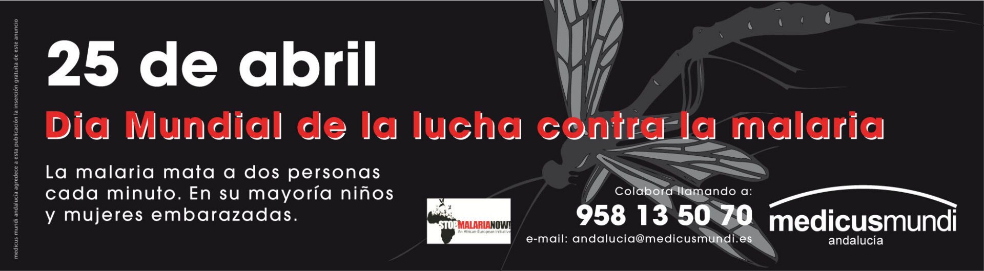 “Invertir en el futuro. Vencer la malaria”