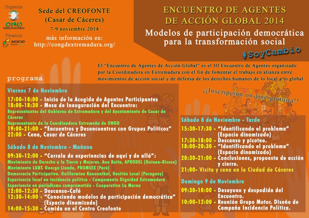 Programa Encuentro CONGDEX 2014 definitivo