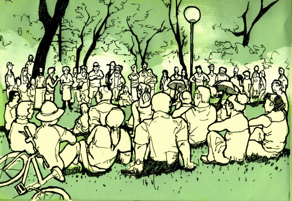 SALIDA DE  LA PLAZA, PRÓXIMA PARADA 24M. EL TREN DE LA PARTICIPACIÓN CONTINUARÁ…