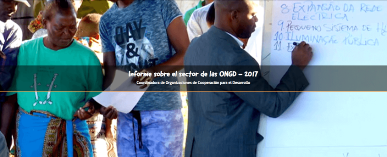 Coordinadora Estatal de ONGD Informe Cooperación al Desarrollo