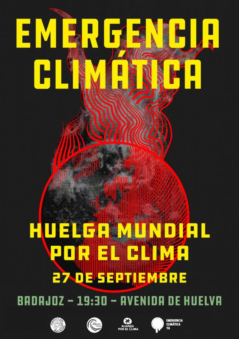 Alianza Emergencia Climática Extremadura – Huelga Mundial Por El Clima 27 Septiembre