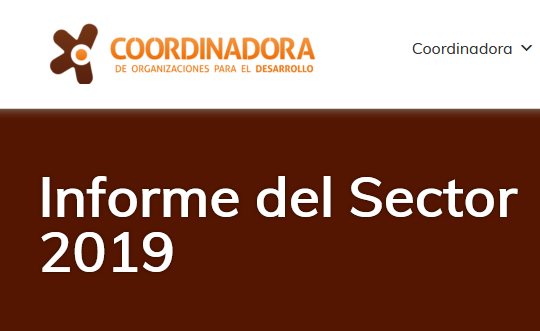 Presentación del Informe del Sector 2019_Coordinadora Ongd de España