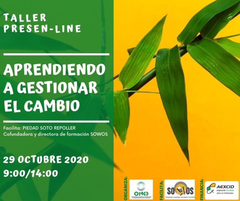 ¡APRENDIENDO A GESTIONAR LOS CAMBIOS!(Taller PRESEN-line)