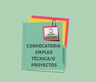 CONVOCATORIA DE EMPLEO TÉCNICA/O PROYECTO CONGDEX