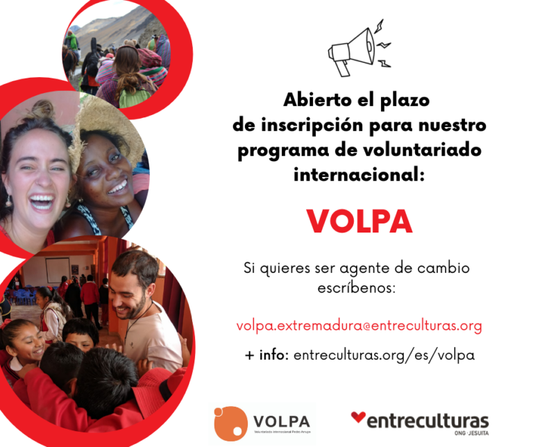 ENTRECULTURAS: PROGRAMA VOLUNTARIADO LARGA DURACIÓN VOLPA