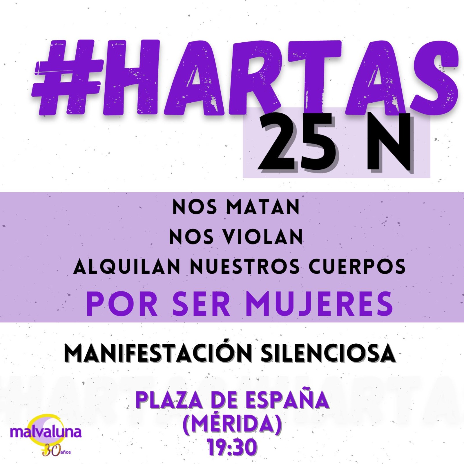 CARTEL MANIFESTACION MERIDA