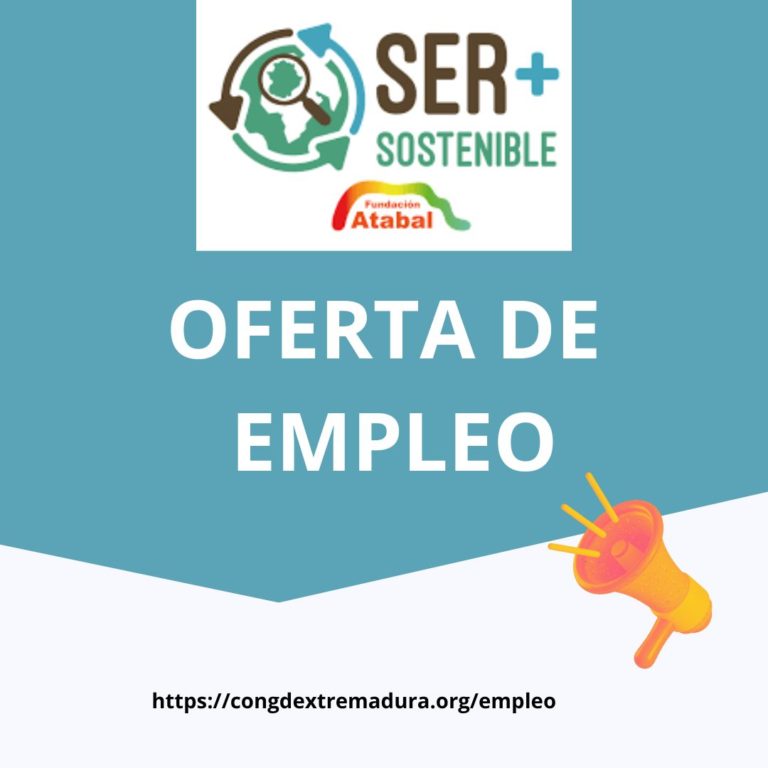 FUNDACIÓN ATABAL: OFERTA EMPLEO TÉCNICA/O PROYECTO RESILIENTES