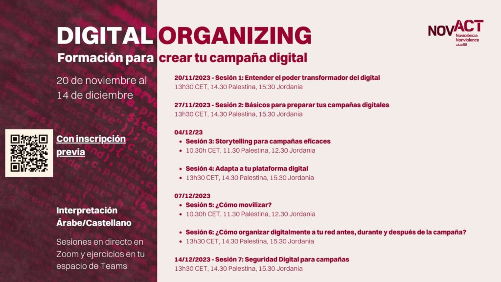 NOVACT_FORMACIÓN SOBRE CREACIÓN DE CAMPAÑAS DIGITALES