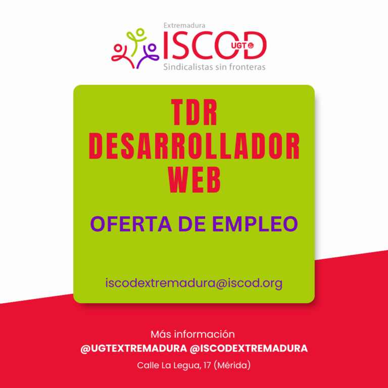 ISCOD: TDR DESARROLLADOR/A WEB