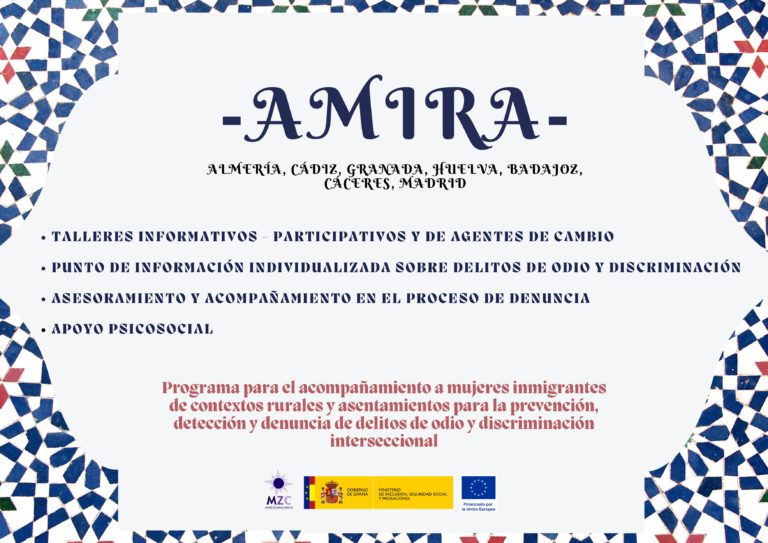 MZC PROYECTO AMIRA: ACOMPAÑAMIENTO A MUJERES MIGRANTES