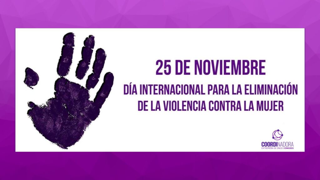 25N Día internacional para la eliminación de la violencia contra la mujer