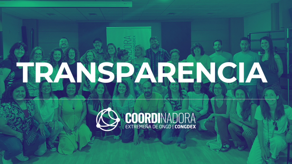 Obtenemos el Sello de Transparencia y Buen Gobierno de la Coordinadora de la Coordinadora de Organizaciones de Desarrollo.
