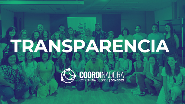 Obtenemos el Sello de Transparencia y Buen Gobierno de la Coordinadora de la Coordinadora de Organizaciones de Desarrollo.